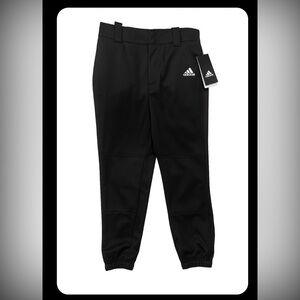 NEW Adidas Boys’ Black Baseball Pants